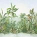 Tranh dán tường 3D Hoa lá nhiệt đới